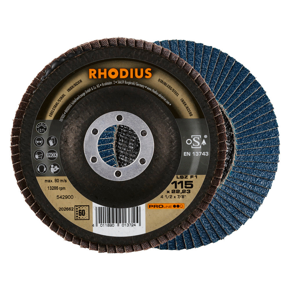 Rhodius Flap Disc 115x22.23mm 60g