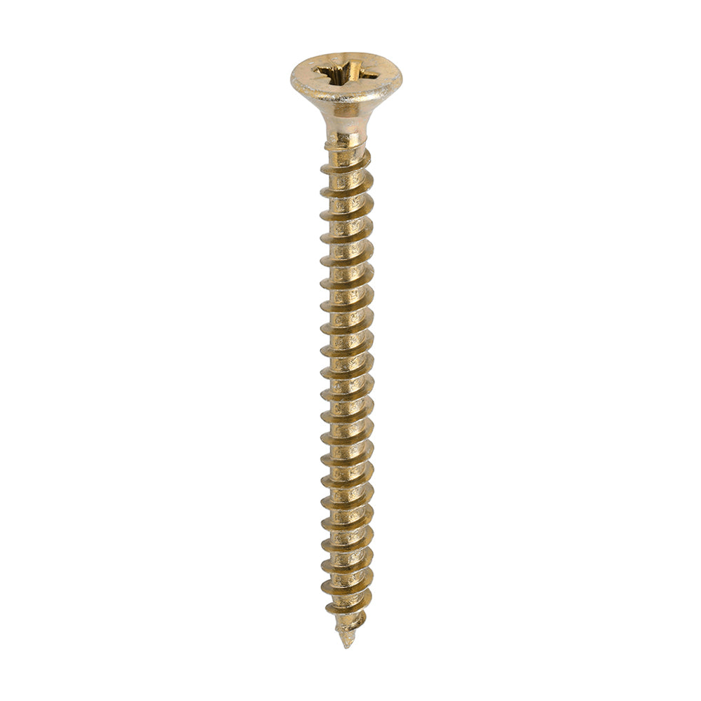 Timco Solo Chipboard & Woodscrews PZ Double Countersunk Yellow