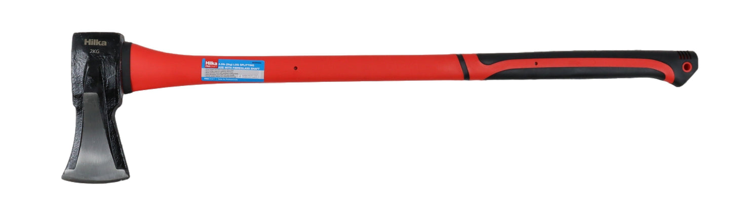 Hilka Log Splitting Axe with Fibre Glass Shaft 2kg