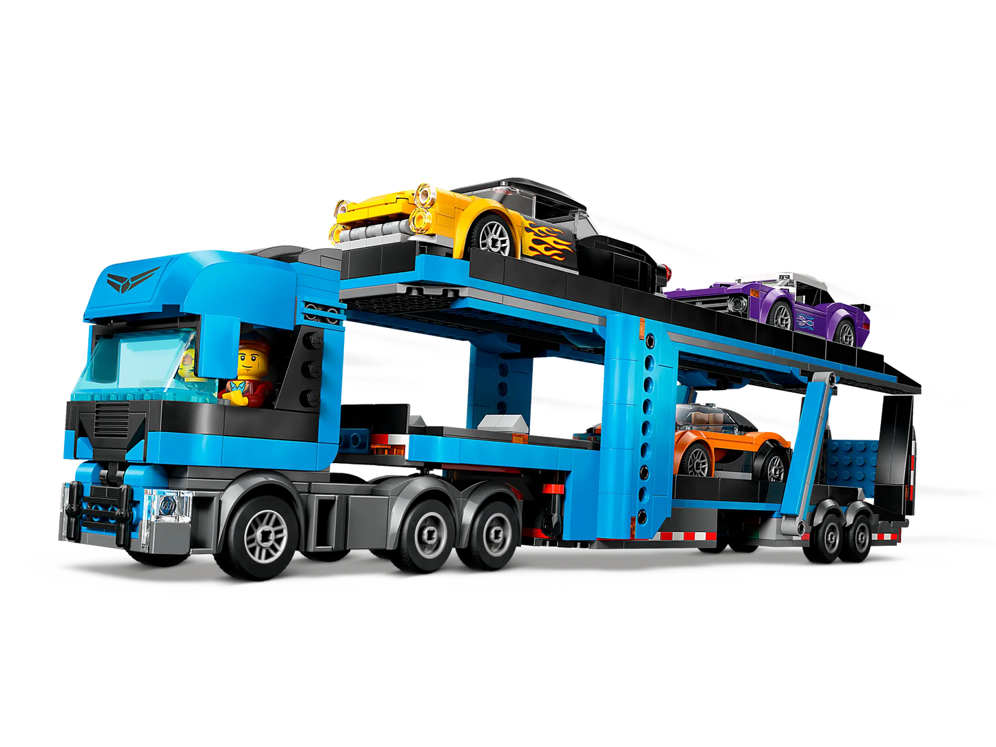 Lego City Car Transporter Truck with Sports Cars 60408