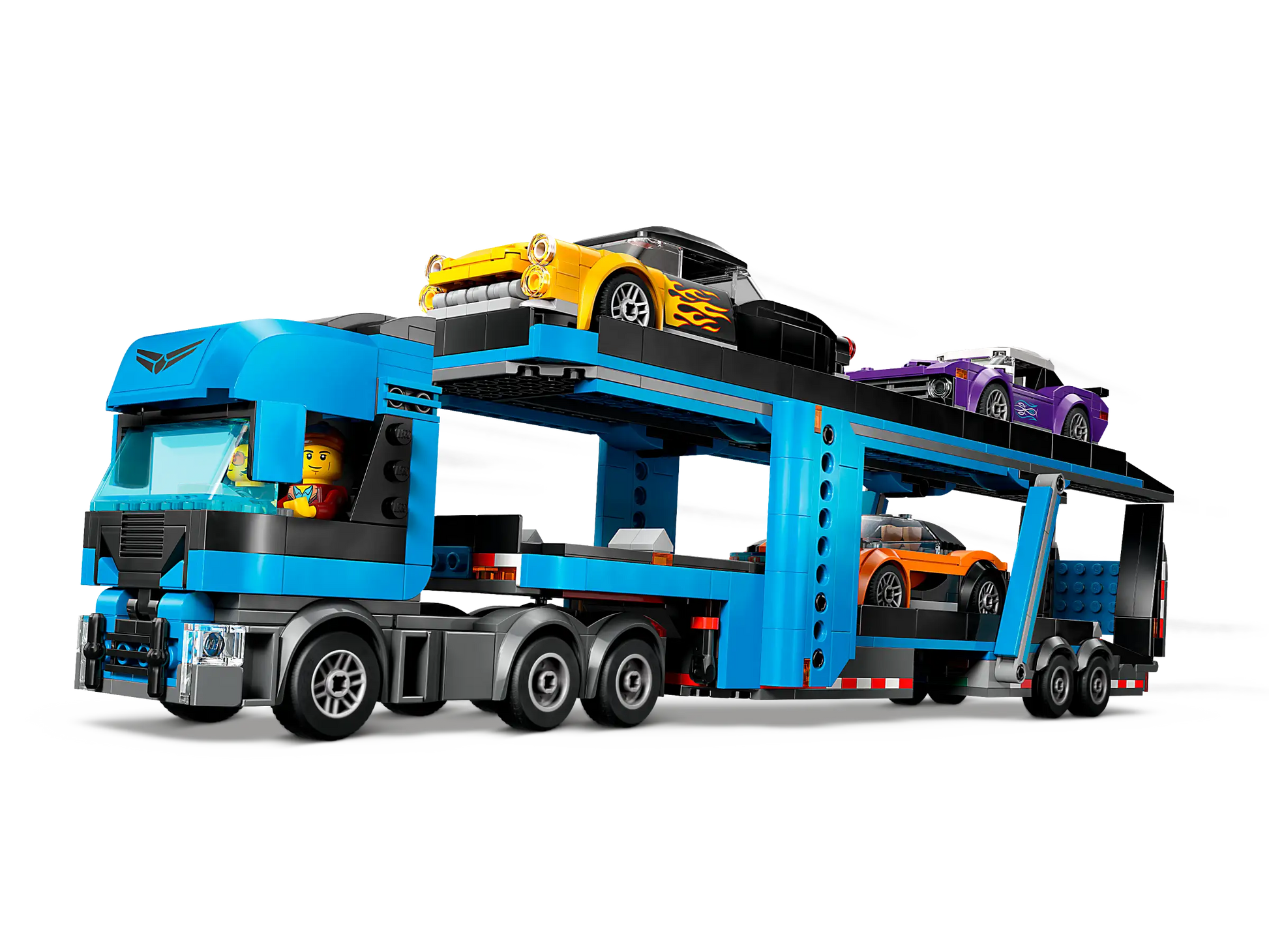 Lego City Car Transporter Truck with Sports Cars 60408