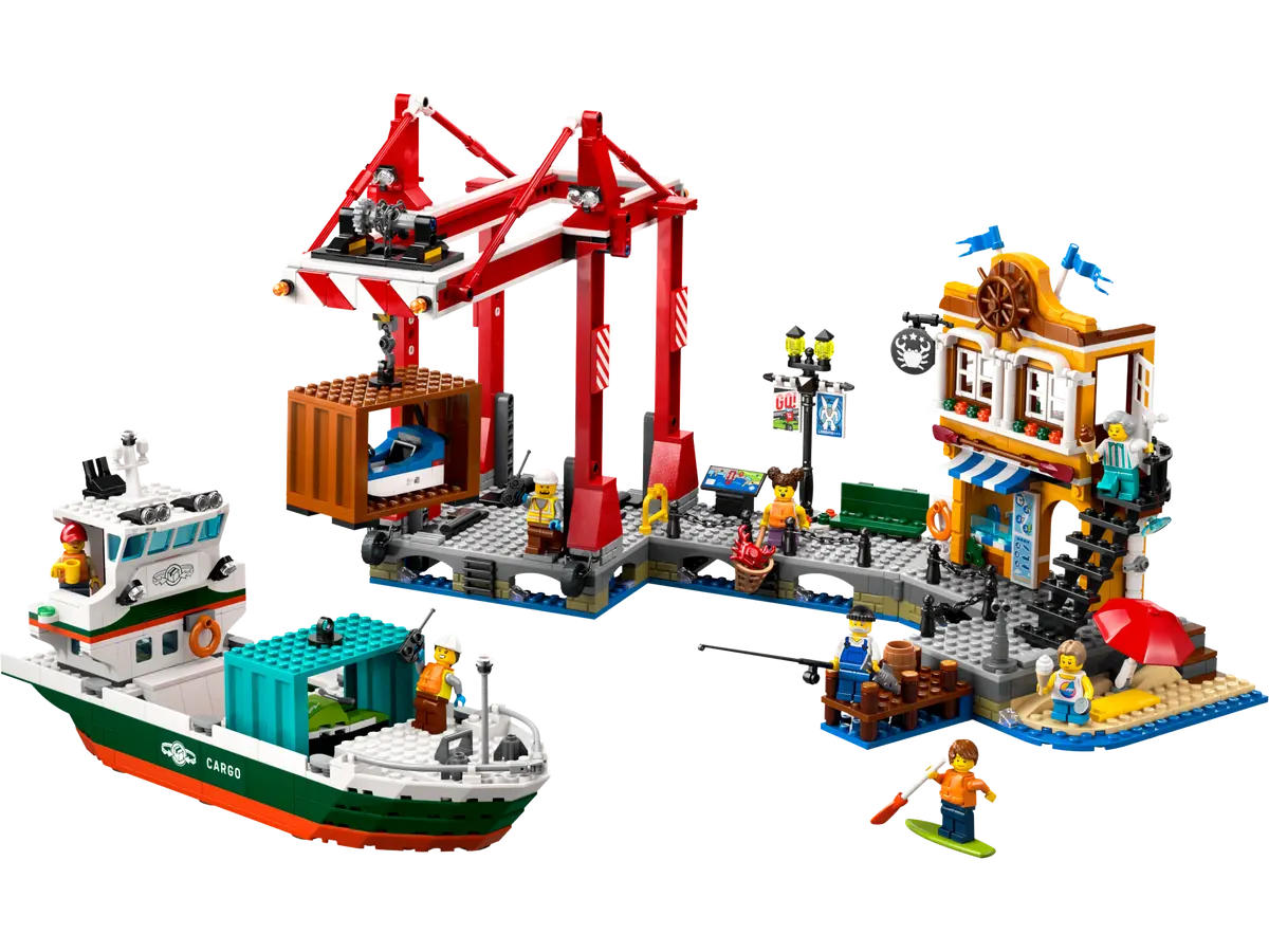 Lego City Seaside Harbor with Cargo Ship 60422 – Sam Turner Sons