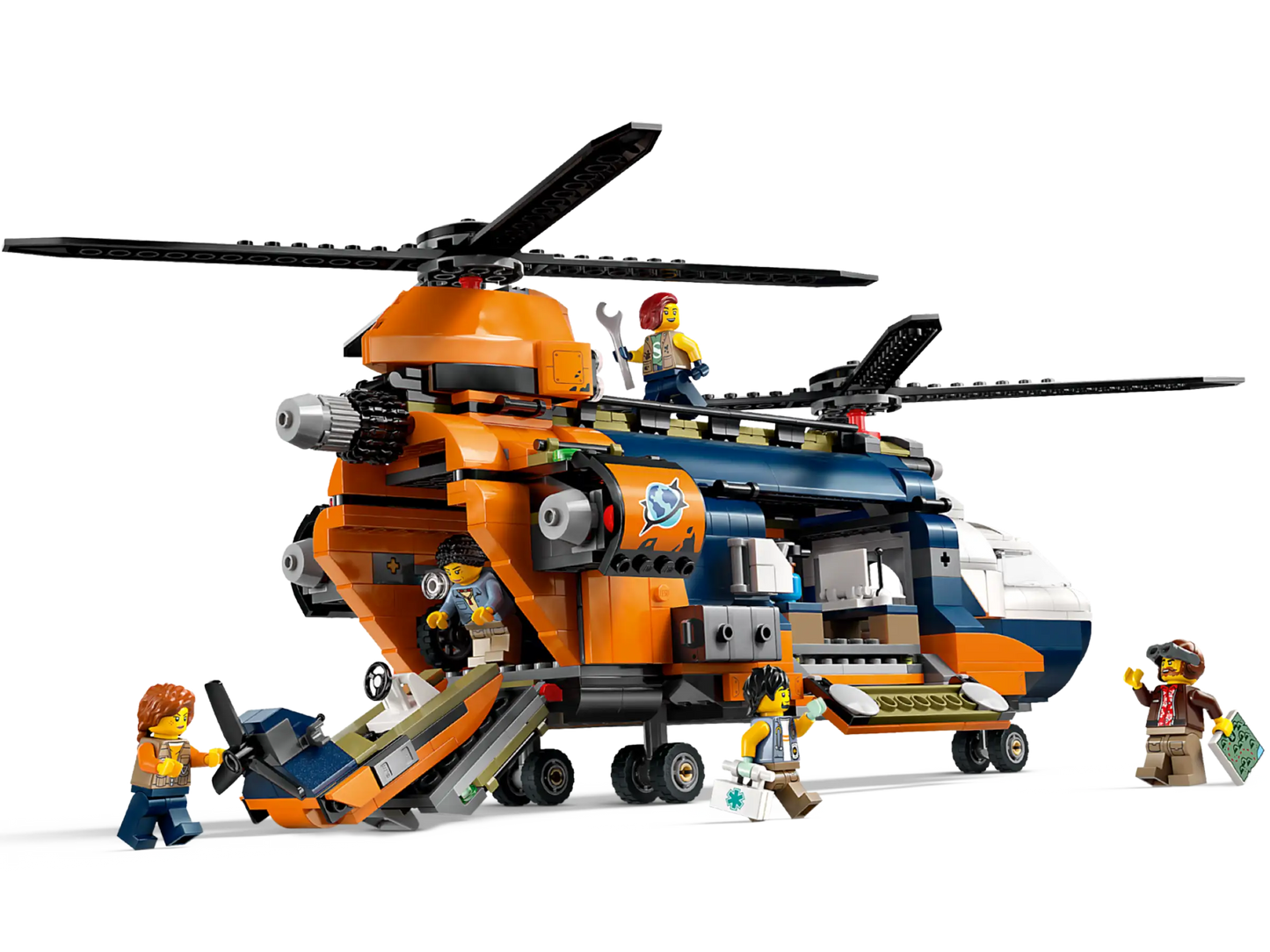 Lego City Jungle Explorer Helicopter at Base Camp 60437