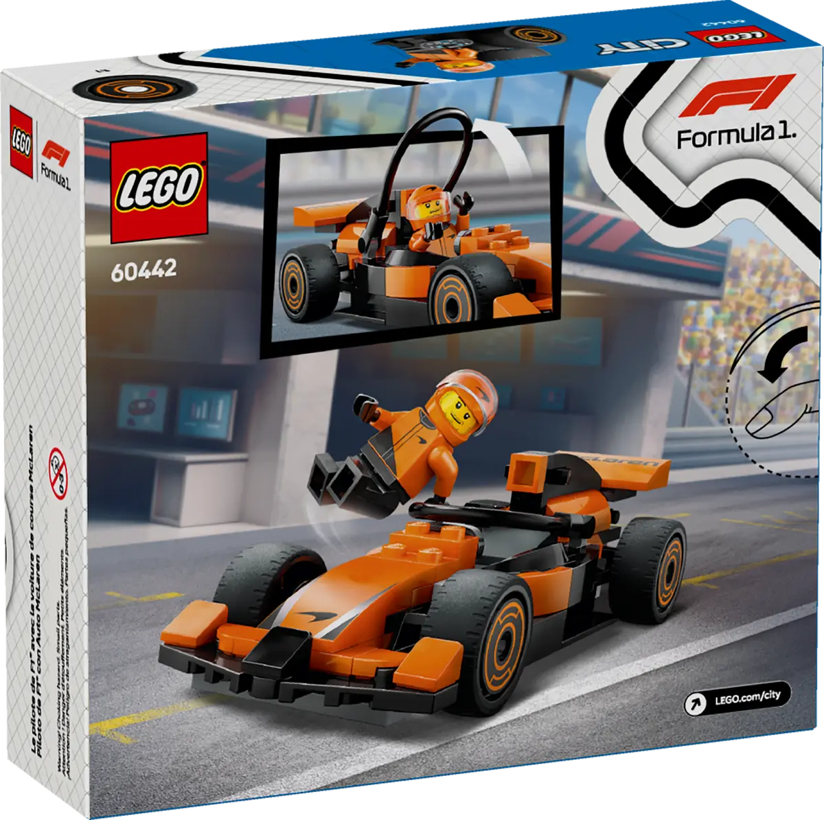 Lego City F1 Driver with McLaren Race Car 60442