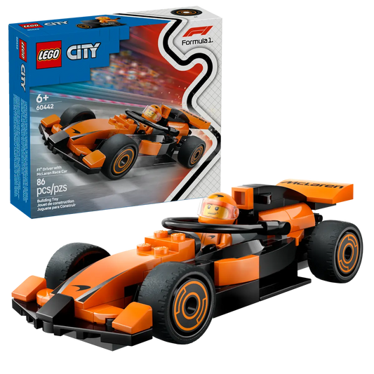 Lego City F1 Driver with McLaren Race Car 60442