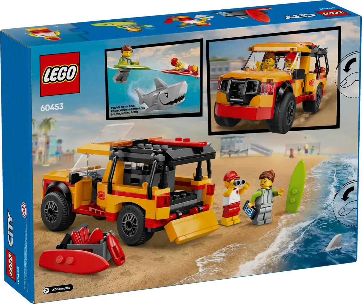 Lego City Lifeguard Beach Rescue Truck 60453