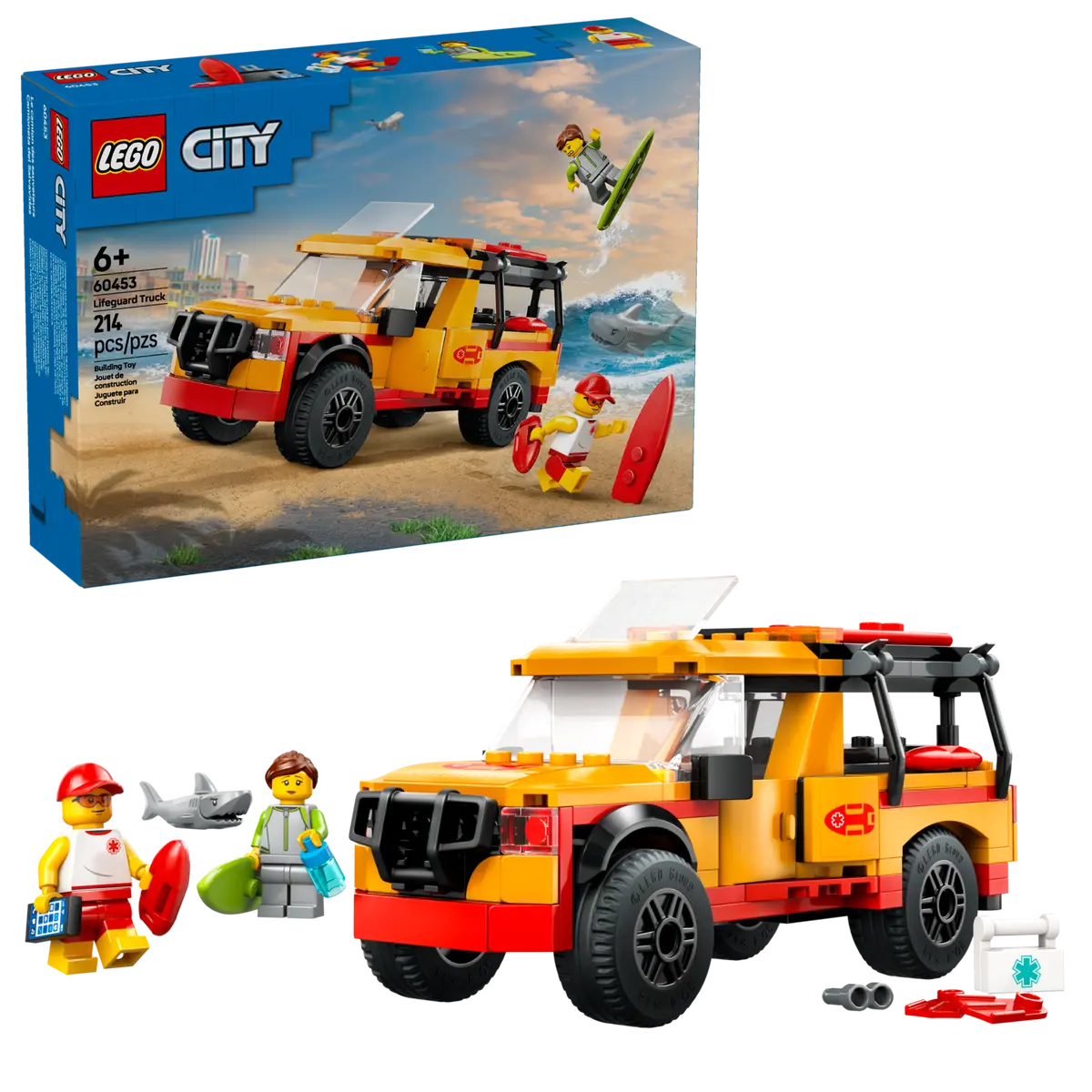 Lego City Lifeguard Beach Rescue Truck 60453