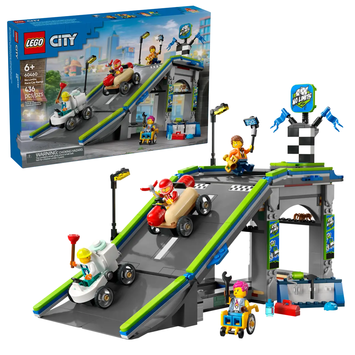 Lego City No Limits: Race Car Ramp Track 60460