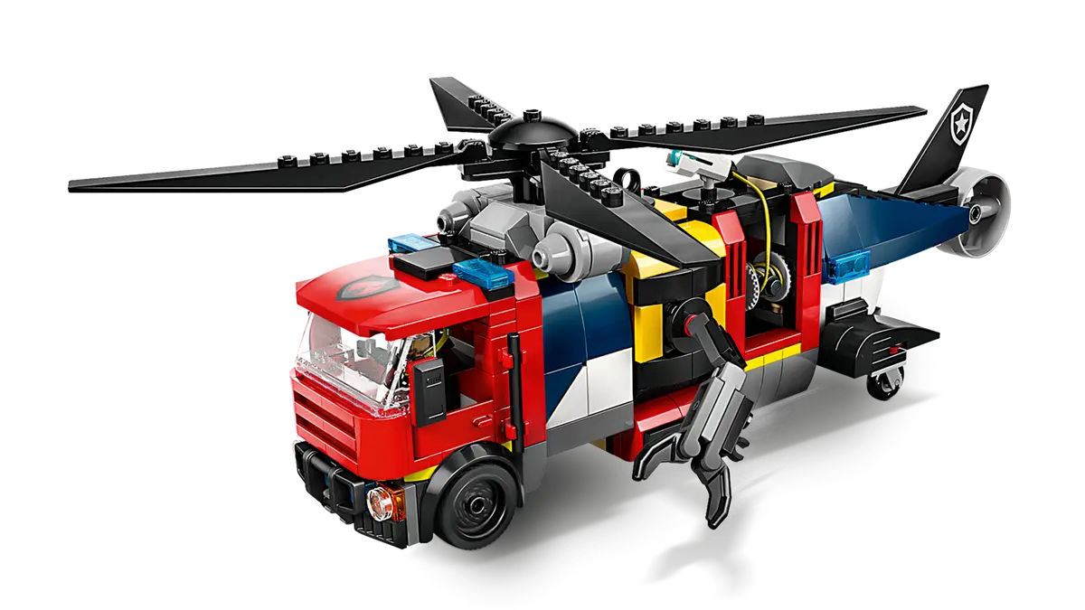 Lego City Helicopter, Fire Truck & Submarine Remix 60462