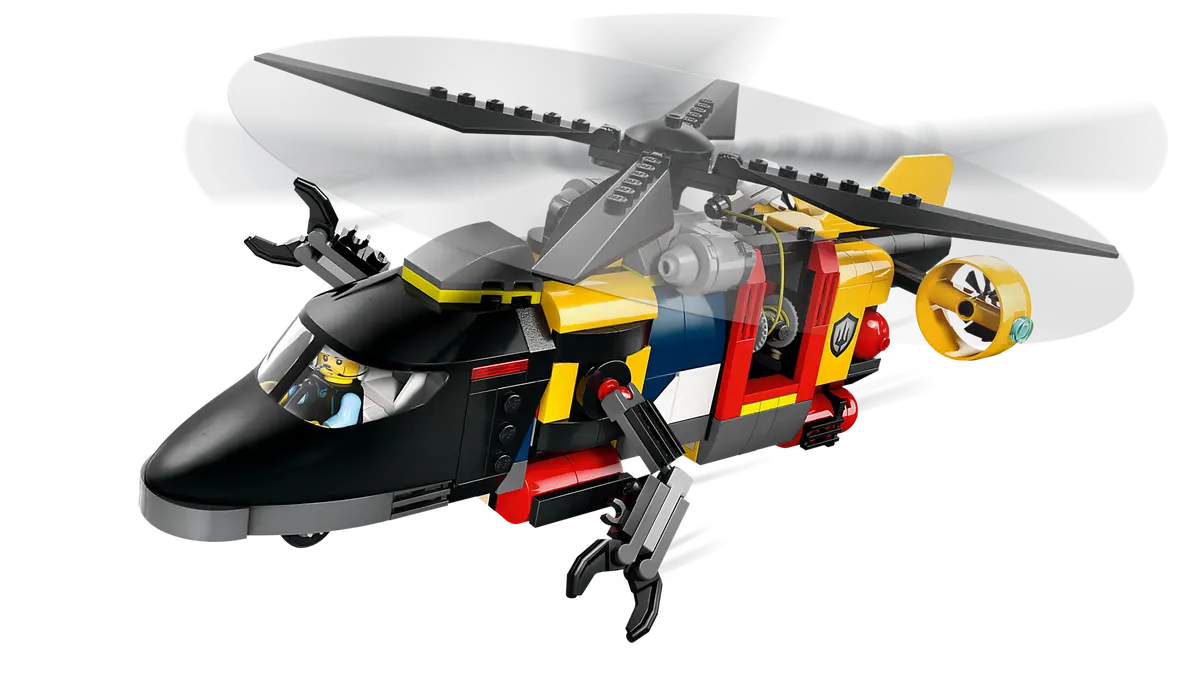 Lego City Helicopter, Fire Truck & Submarine Remix 60462