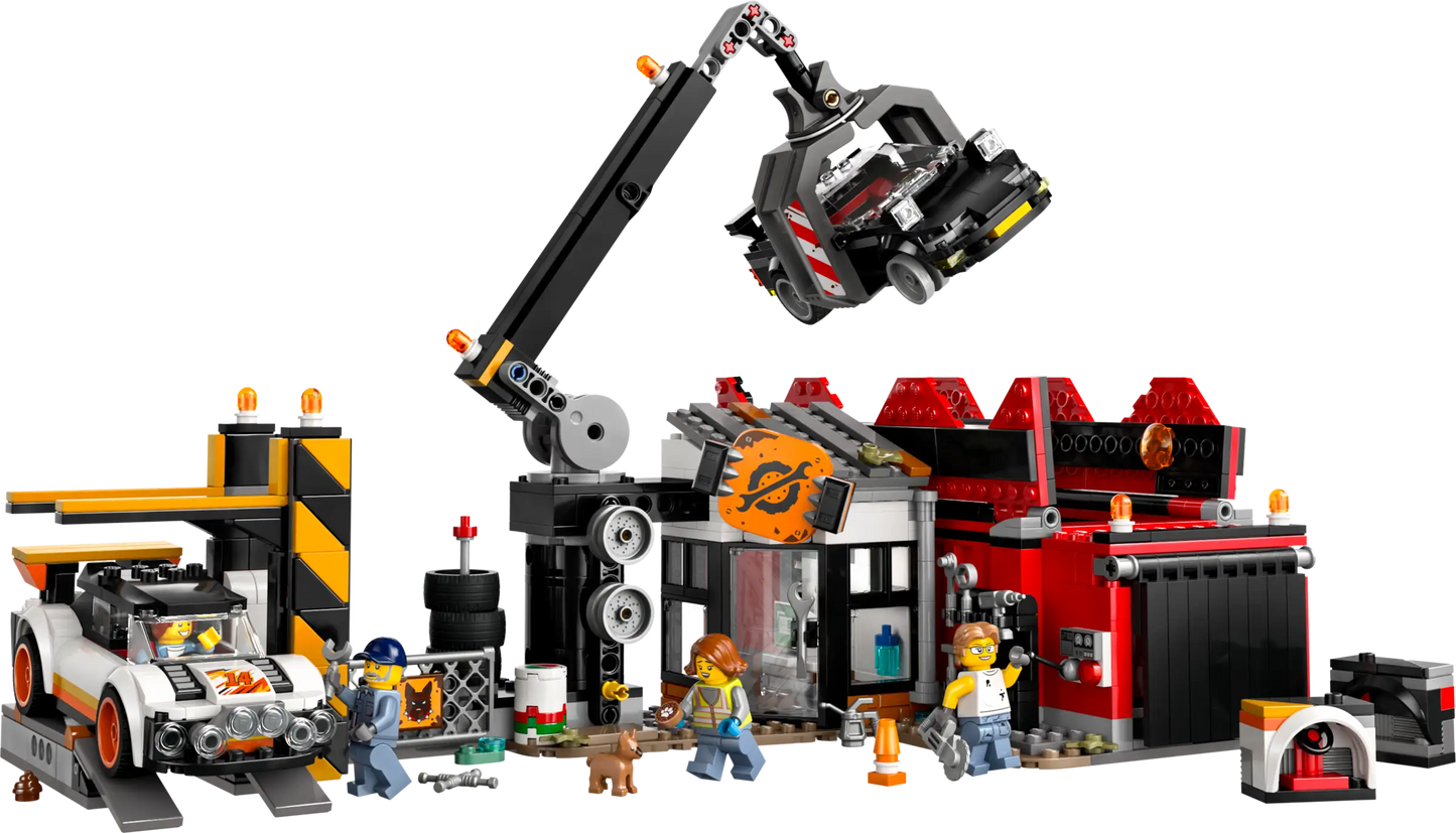 Lego City Scrapyard with Cars 60472