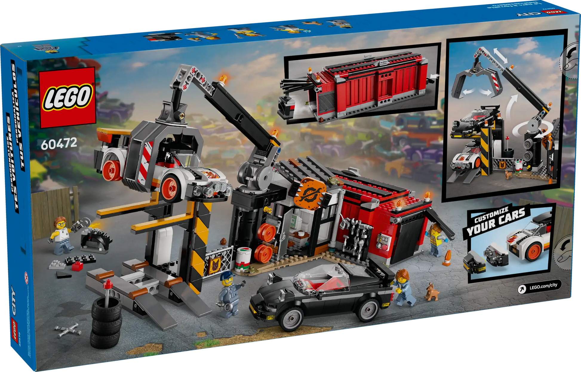 Lego City Scrapyard with Cars 60472