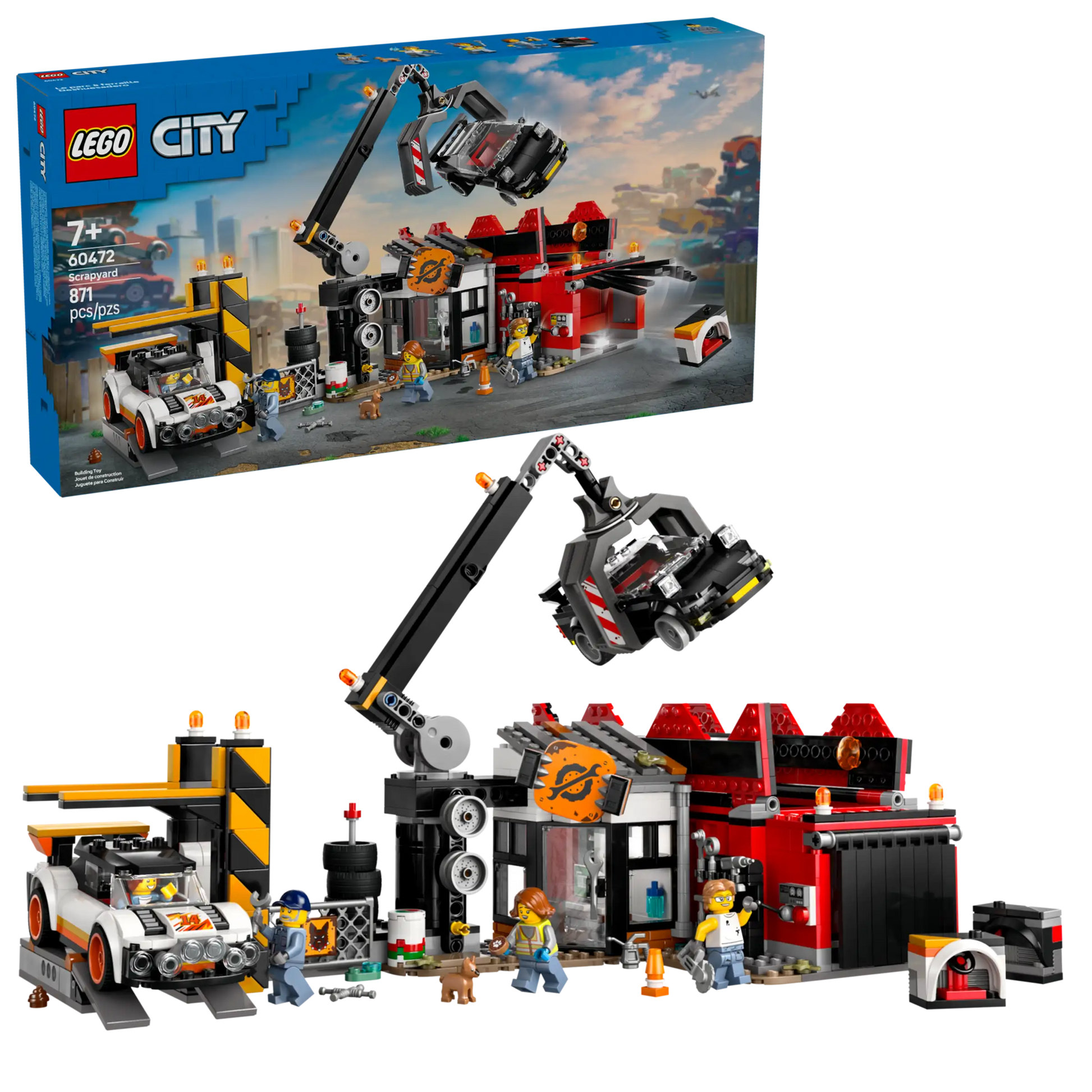 Lego City Scrapyard with Cars 60472