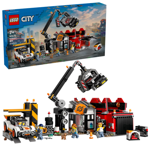 Lego City Scrapyard with Cars 60472