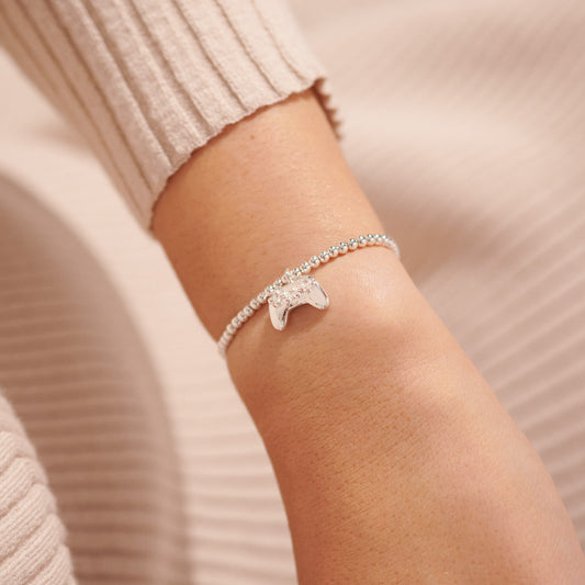 Joma Jewellery A Little Gamer Girl Silver Bracelet