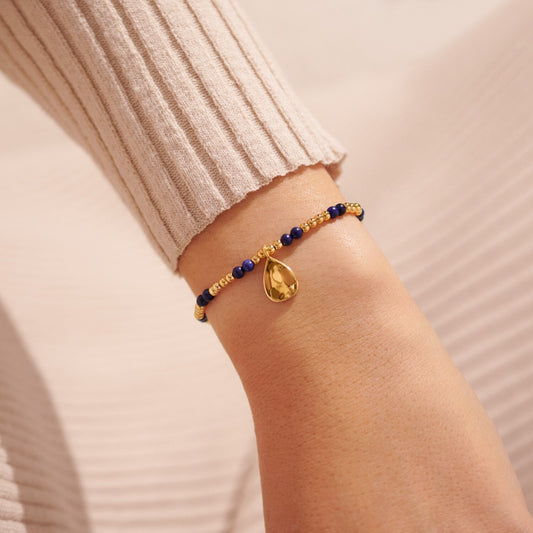 Joma Jewellery A Little Birthstone September Gold-plated Bracelet