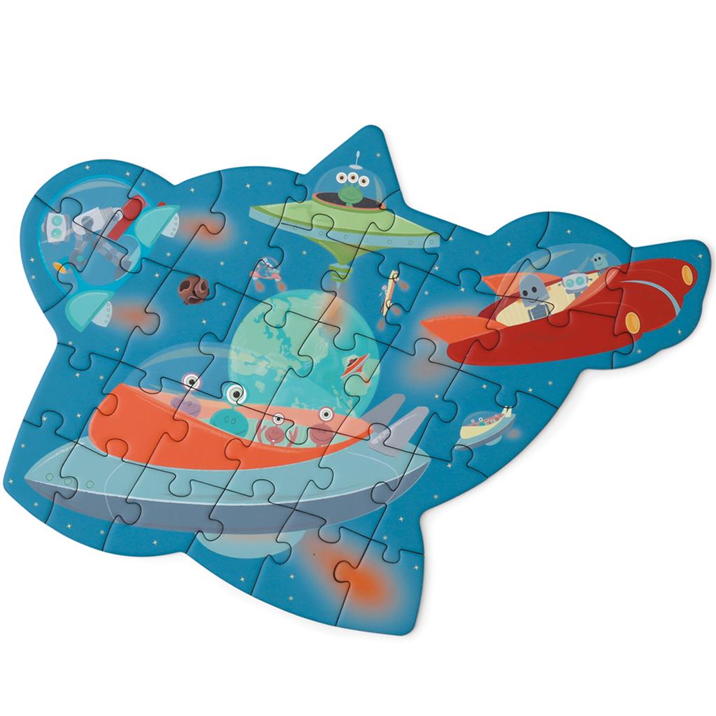 Inside Out Toys Scratch Compact Puzzle 31Pcs Space