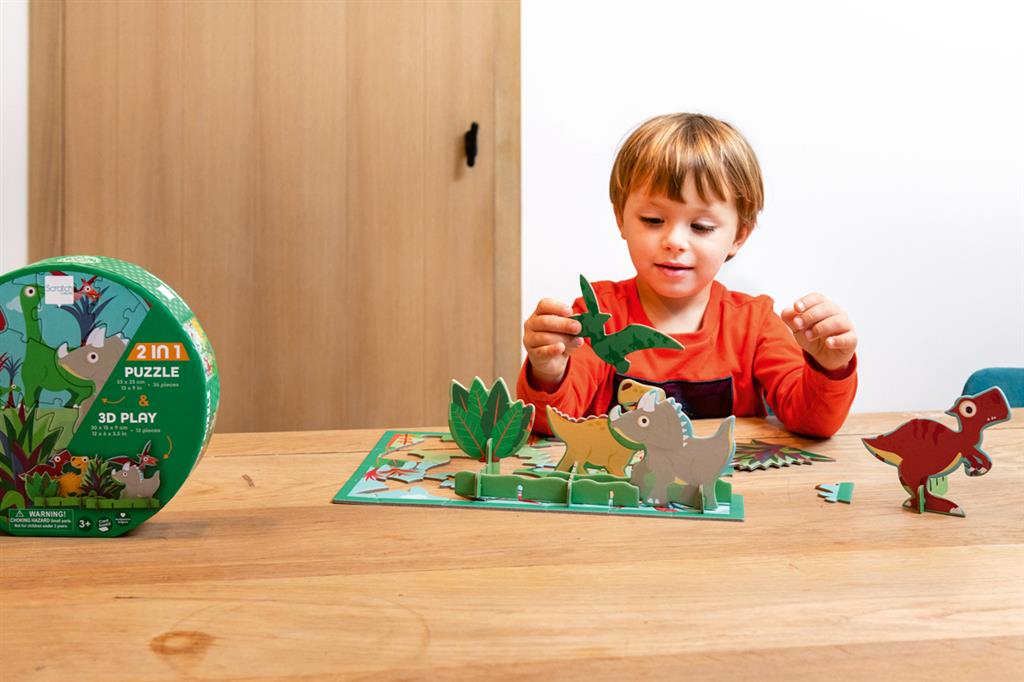 Inside Out Toys Scratch Playpuzzle 3D Dinsoaurs