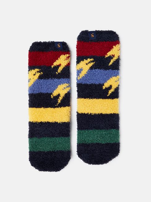 Joules Lightning Bolt Harry Potter Fluffy Lounge Socks