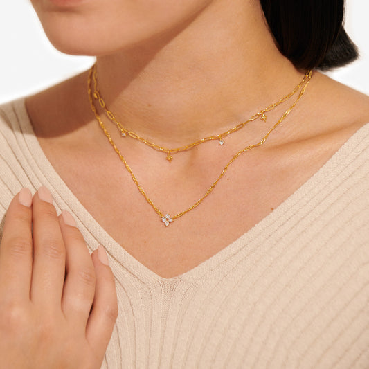 Joma Jewellery Stacks Of Style Gold Necklace