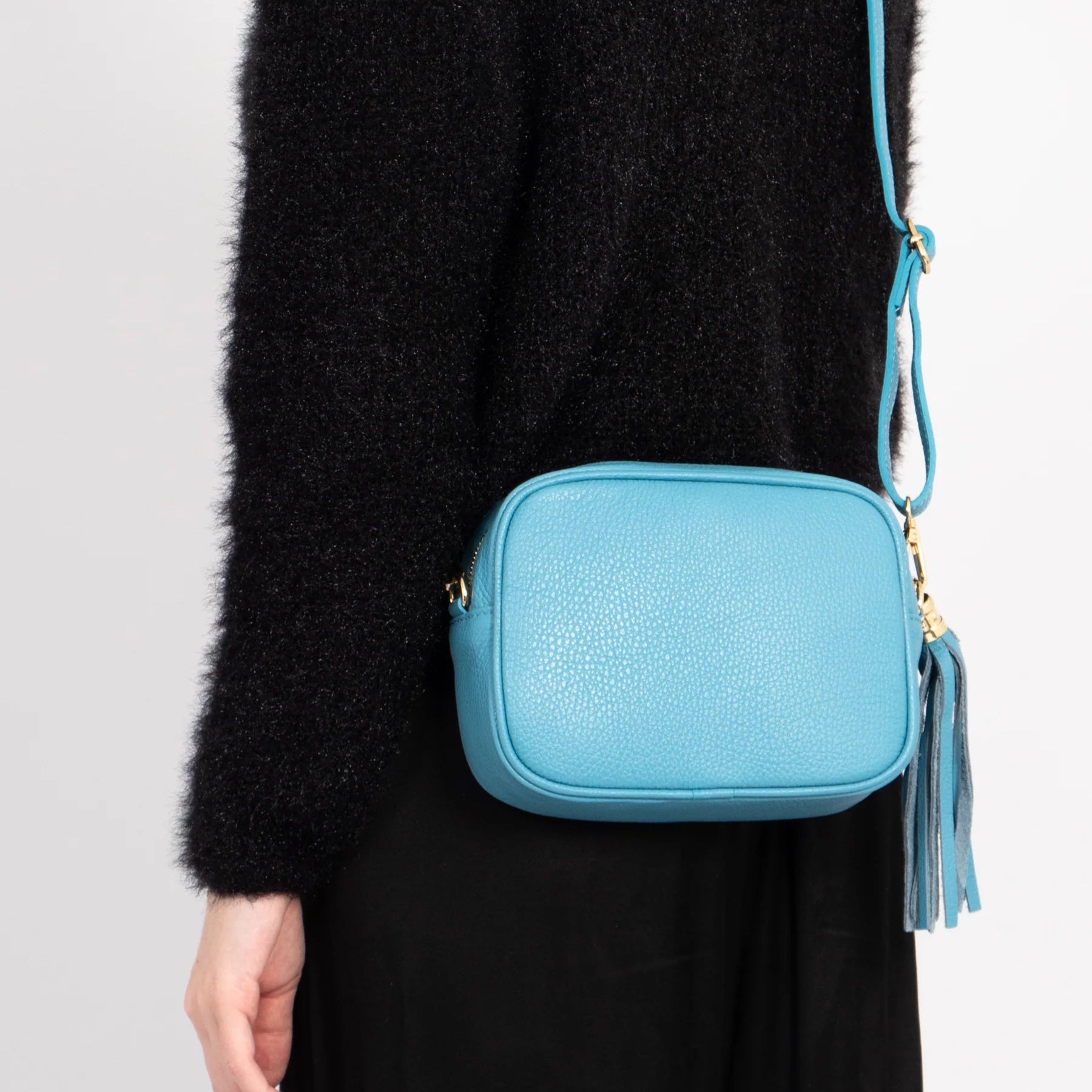 MSH Italian Leather Crossbody Bag