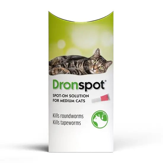Dronspot Spot On Wormer for Medium Cats