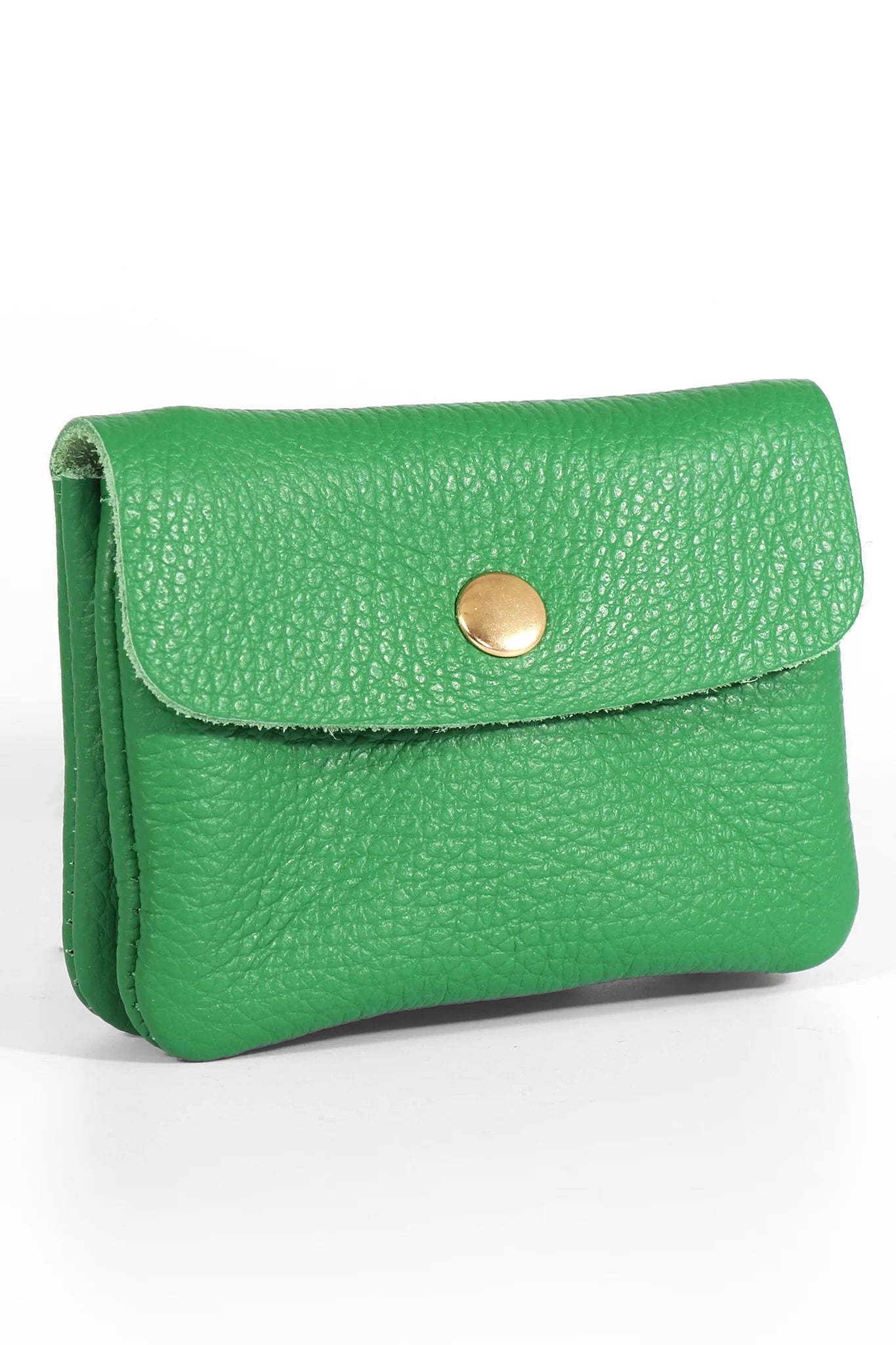 MSH Bright Green Leather Coin Purse