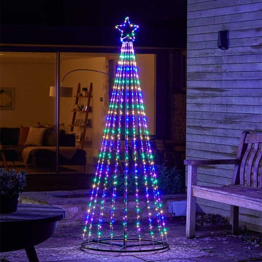 Three Kings 2.1m TwinkleTree - Multi Coloured
