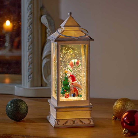 Three Kings SnowSwirl Ratty Lantern