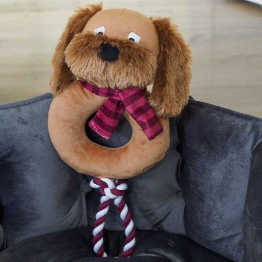 Zoon Dog Toy Cockapoo Rope Ring