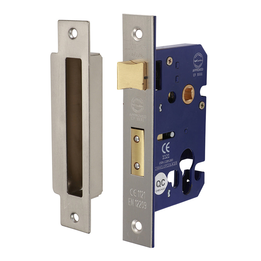 Timco Euro Sashlock - Satin Nickel