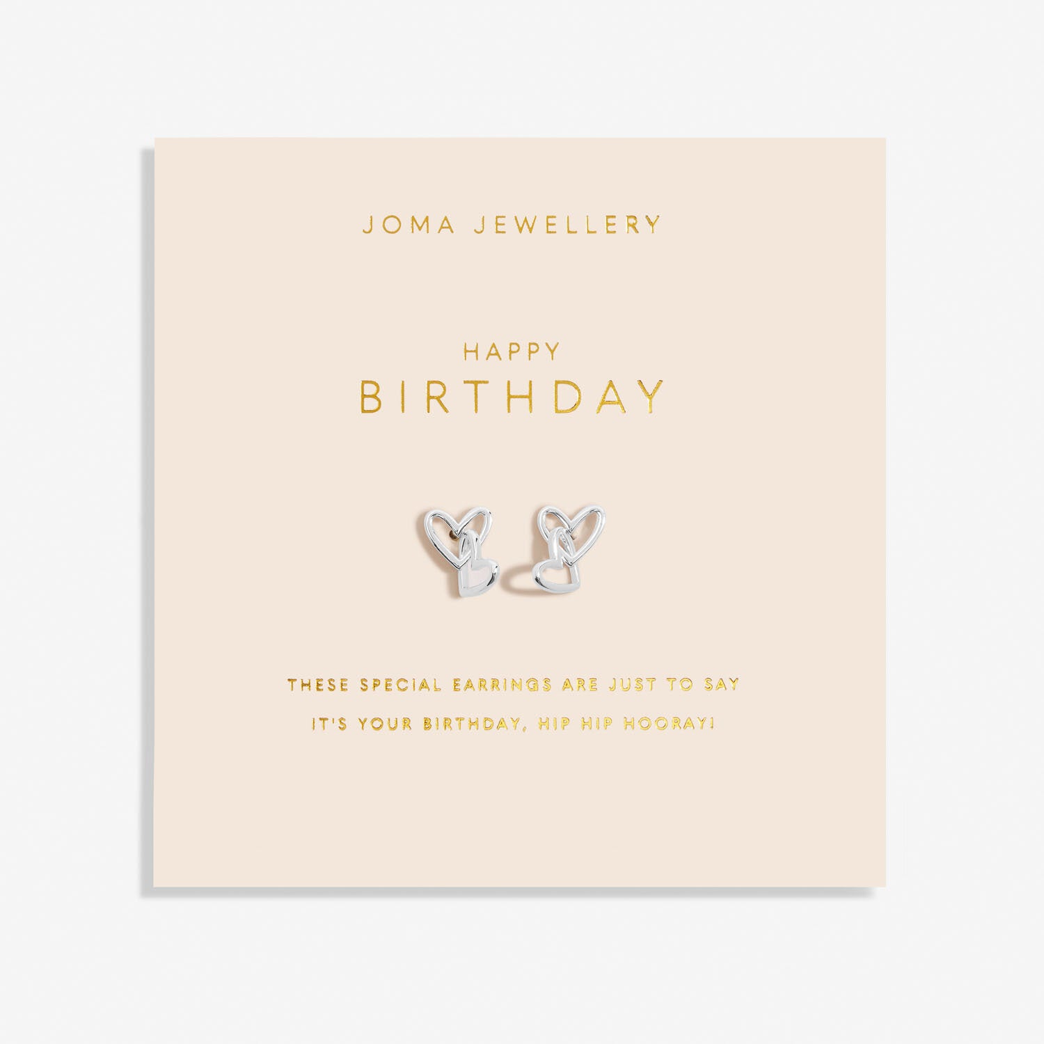 Joma Jewellery Forever Yours Happy Birthday Earrings