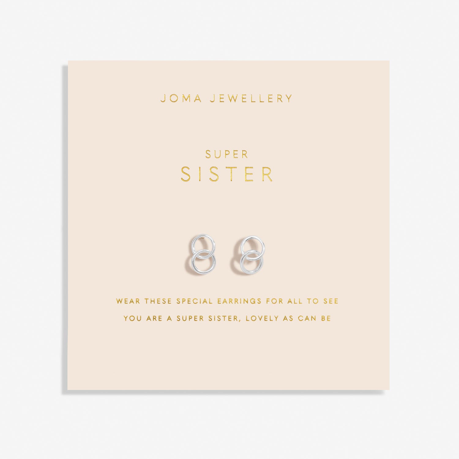 Joma Jewellery Forever Yours Super Sister Earrings