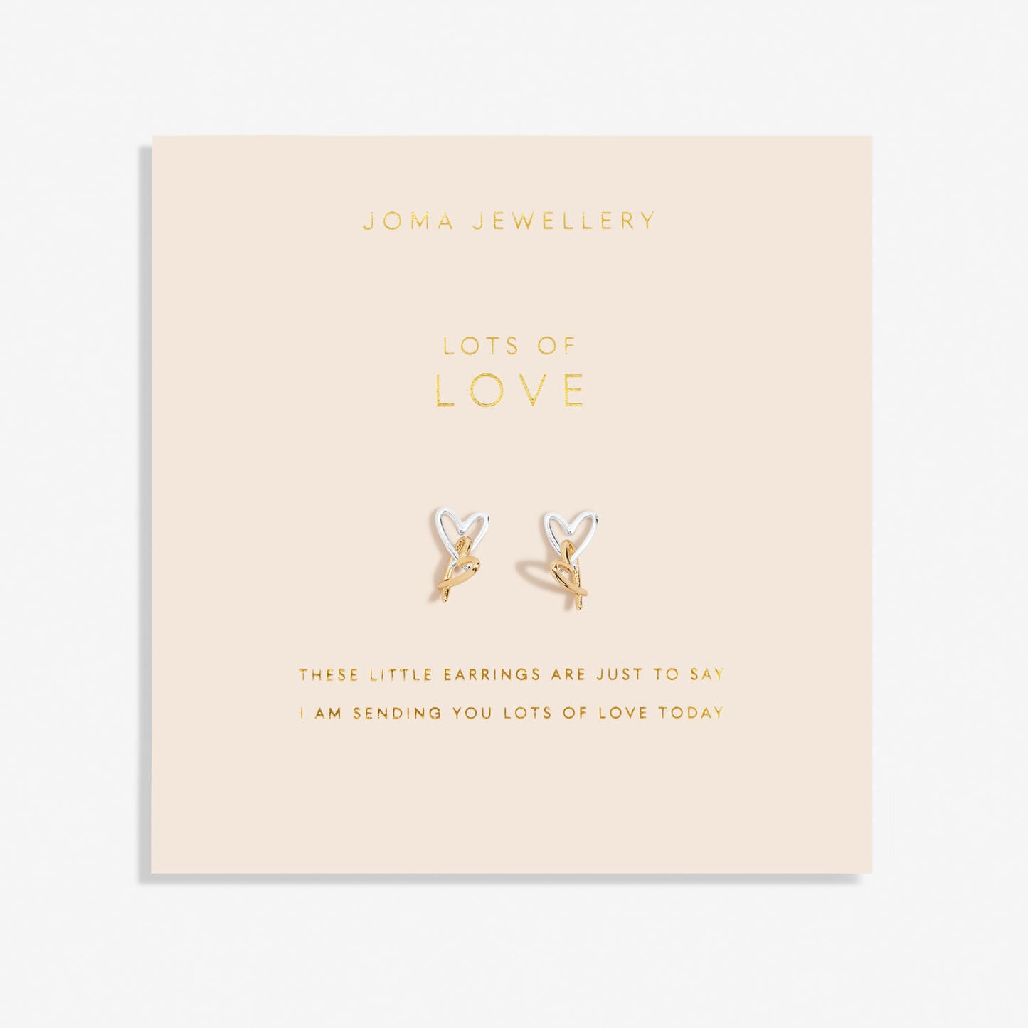 Joma Jewellery Forever Yours Lots of Love Earrings