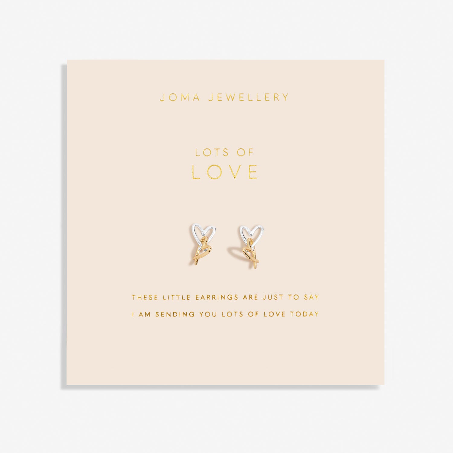Joma Jewellery Forever Yours Lots of Love Earrings