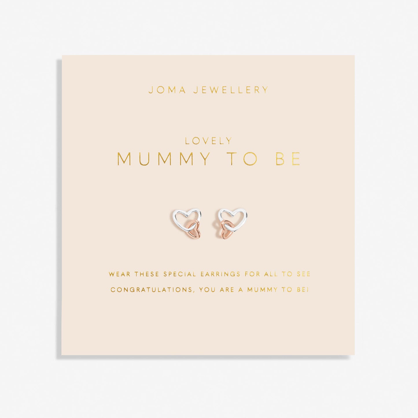 Joma Jewellery Forever Yours Lovely Mummy To Be Earrings