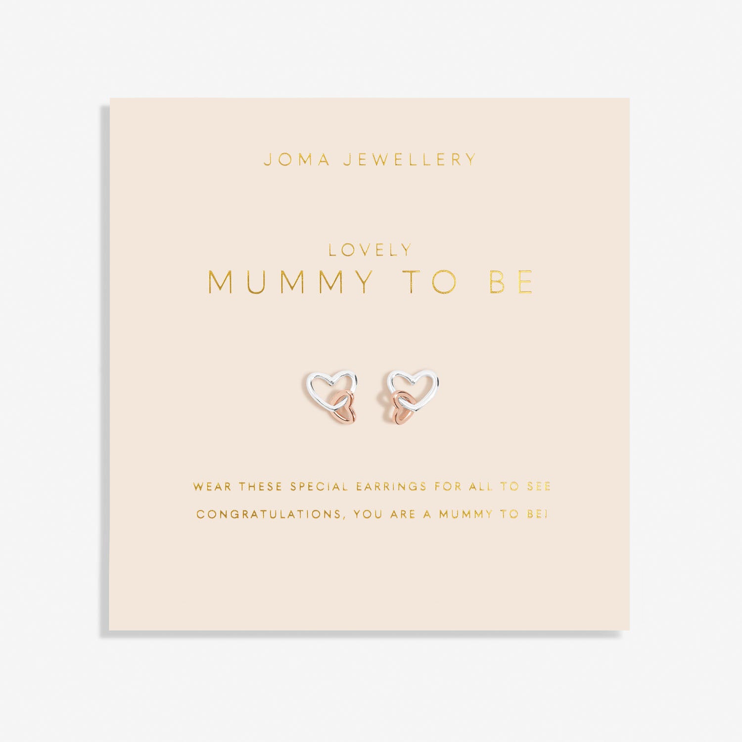 Joma Jewellery Forever Yours Lovely Mummy To Be Earrings