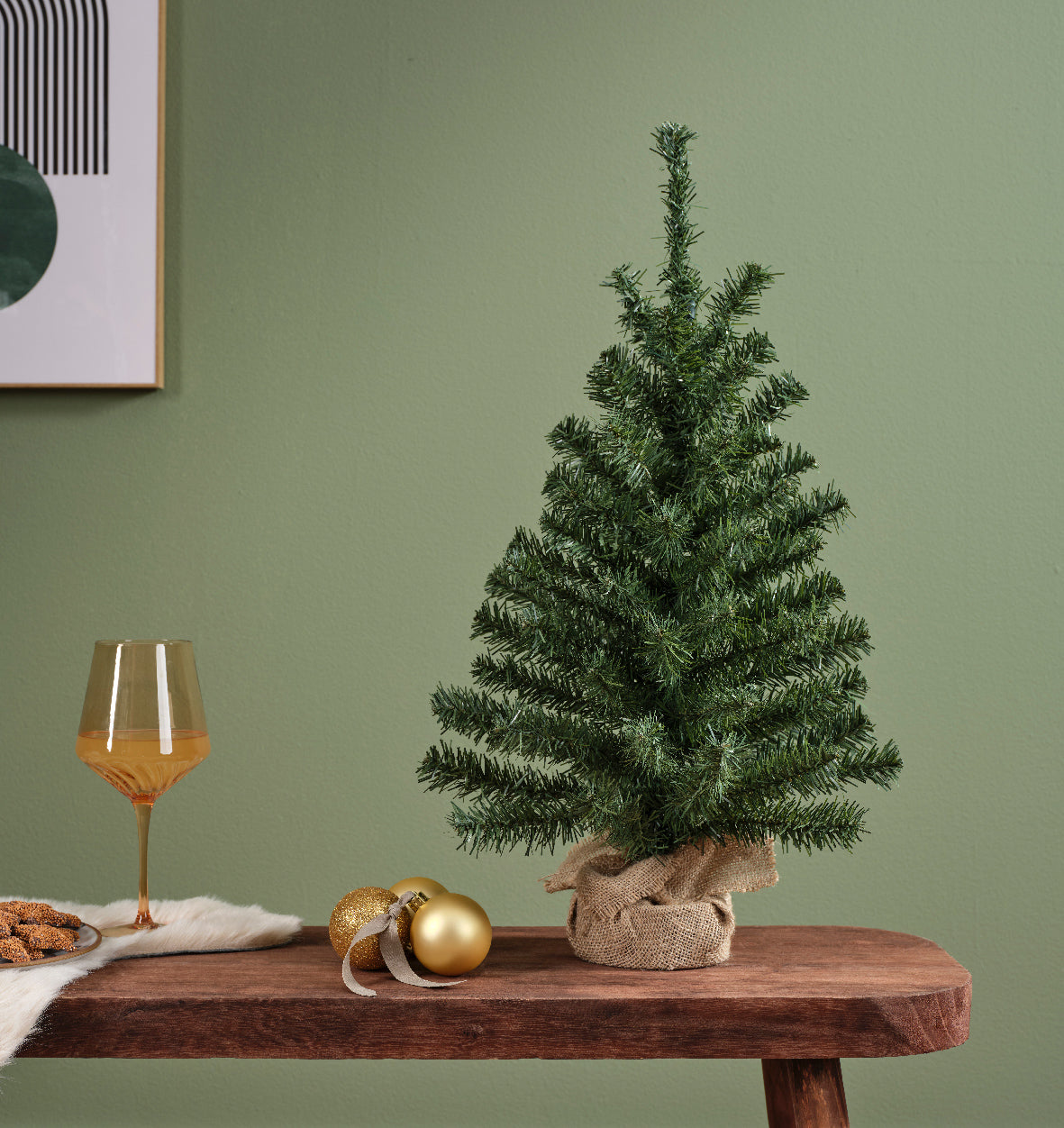 Kaemingk Imperial mini tree indoor - green - 90cm