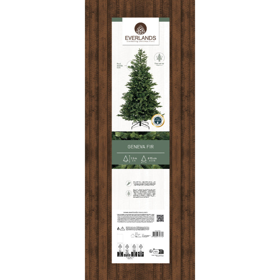 Kaemingk Geneva fir Tree - green - 150cm