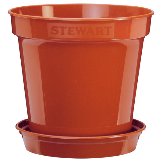 Stewart Premium Flower Pot Terracotta 20.3cm 6"