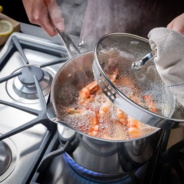 Stellar Profile 16cm Draining Saucepan 1.6L