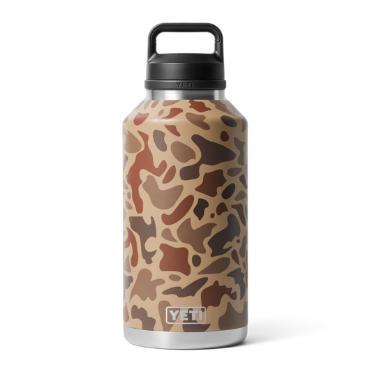 YETI Rambler 64 oz (1.9 l) Bottle with Chug Cap - Wetlands Camo (Seasonal)