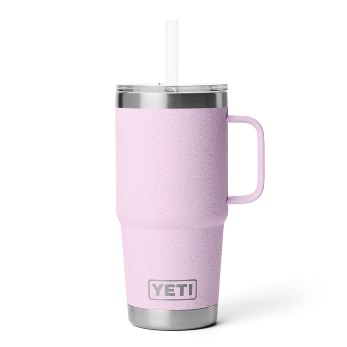 YETI Rambler 25 oz (739 ml) Straw Mug with Straw Lid - Cherry Blossom (Seasonal Edition)