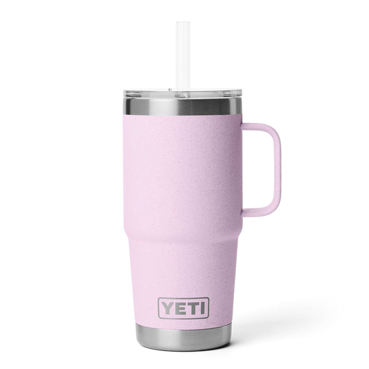 YETI Rambler 25 oz (739 ml) Straw Mug with Straw Lid - Cherry Blossom (Seasonal Edition)
