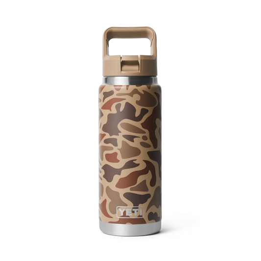 YETI Rambler 26 oz (769 ml) Bottle with Colour-Matched Straw Cap - Wetlands Camo