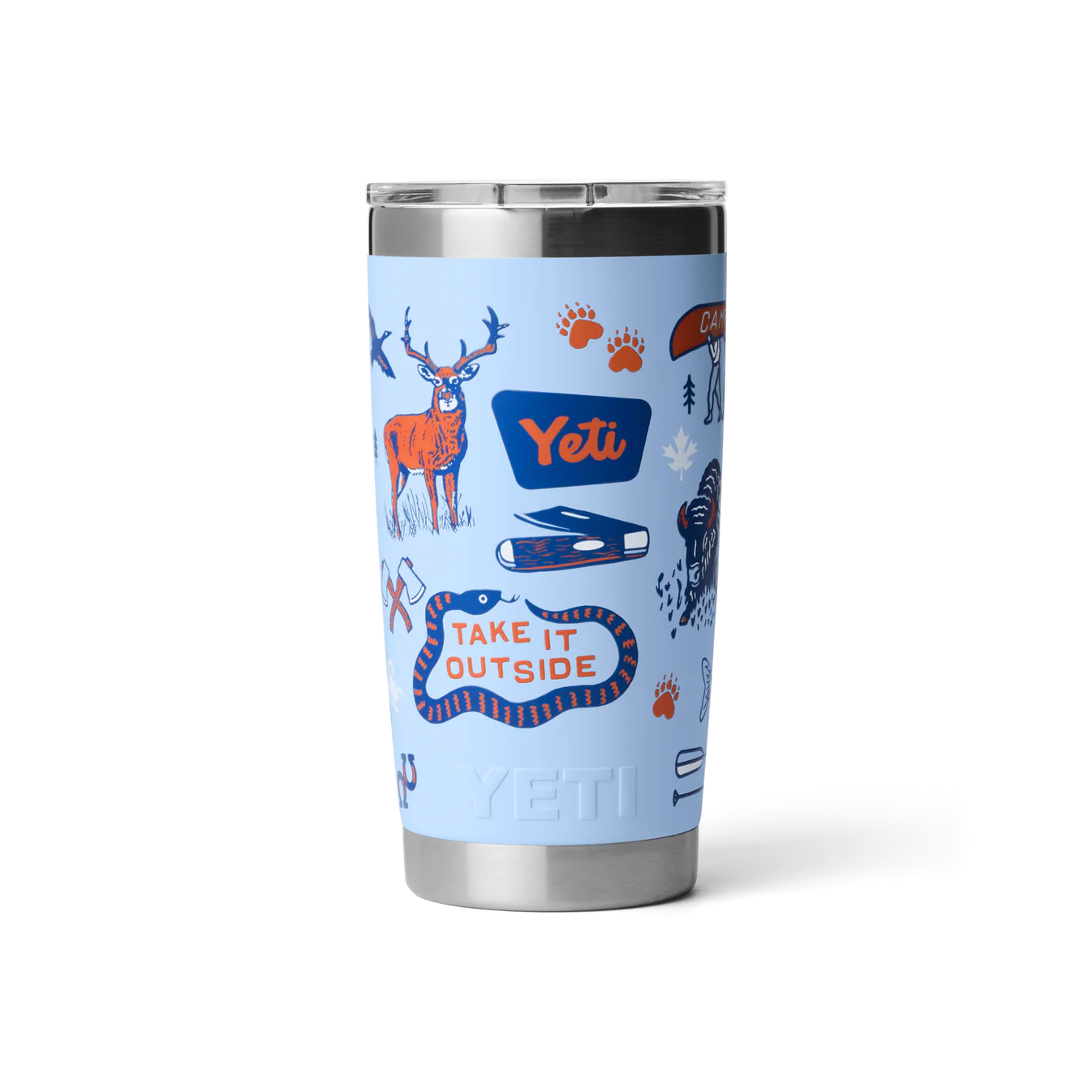 YETI Rambler 20 oz (591 ml) Tumbler with MagSlider Lid - Big Sky Summer Camp