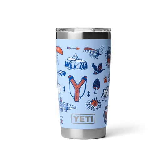 YETI Rambler 20 oz (591 ml) Tumbler with MagSlider Lid - Big Sky Summer Camp
