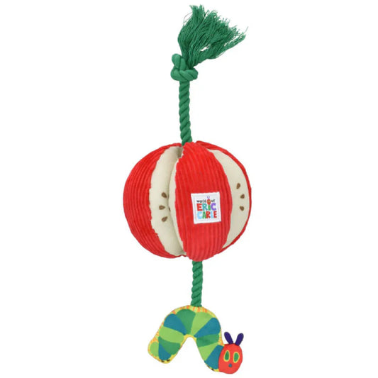 Happy Pet Dog Toy Very Hungry Caterpillar Apple Rope