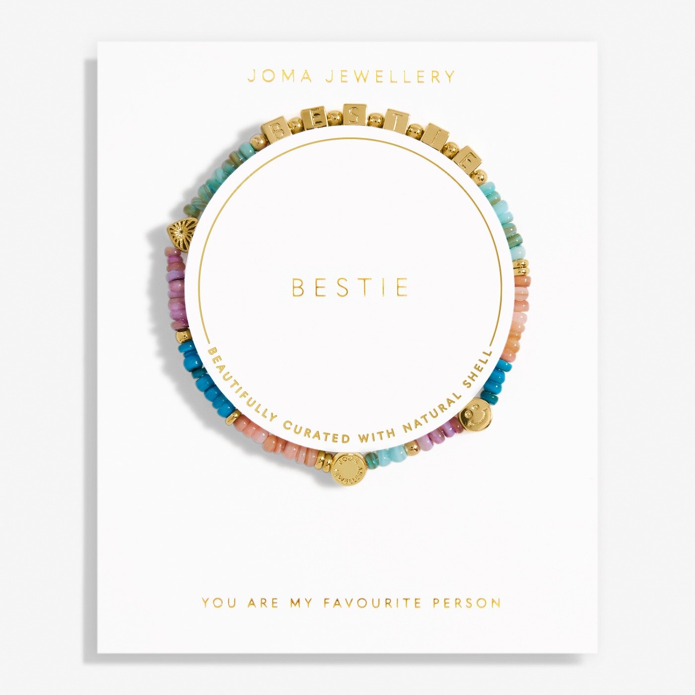 Joma Jewellery Happy Little Moments Bestie Gold Plated Bracelet