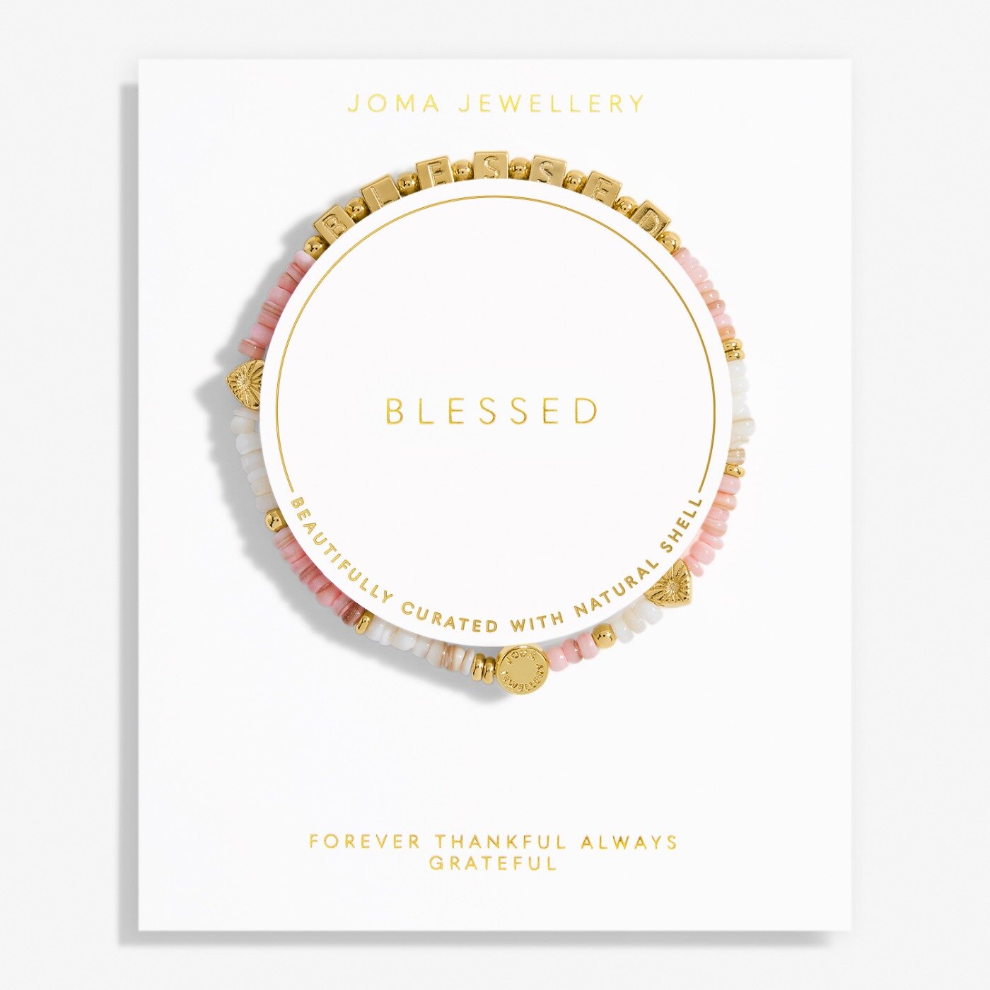 Joma Jewellery Happy Little Moments Blessed Gold Plated Bracelet